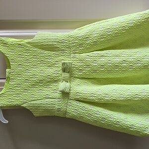 Neon 2t Yellow Cat & Jack Formal Dress Floral Jacquard